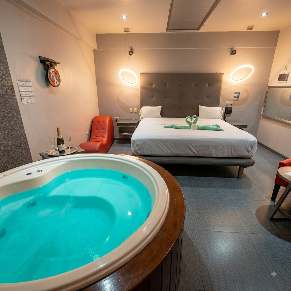 Habitación con Jacuzzi Redondo